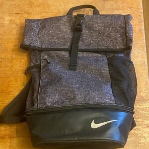 Nike Charcoal and Black Men's Sports/Golf Backpack